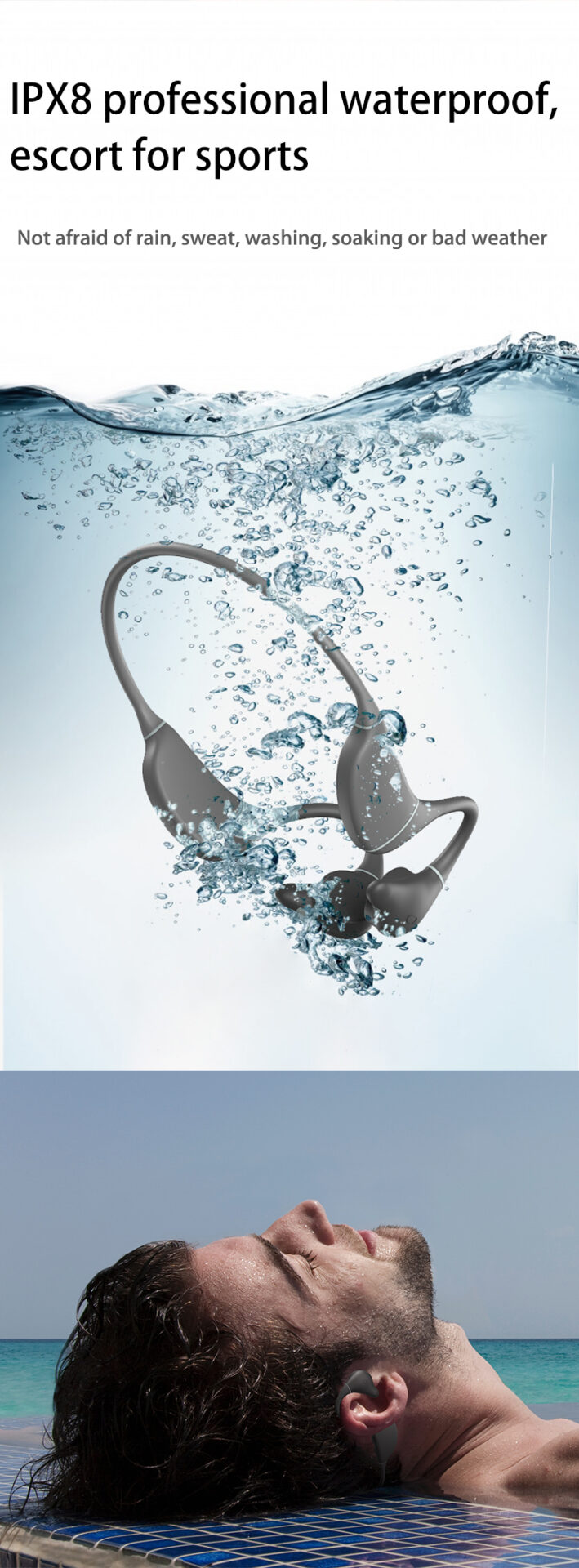 Fully IPX8 Waterproof Certified